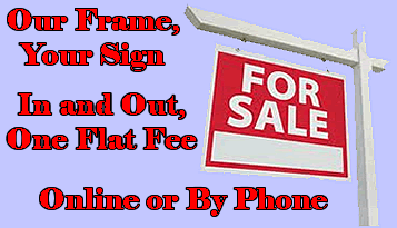 realitor sale sign service
